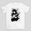 Camiseta Basica Unissex Demon Slayer Tokito Kanji Raios