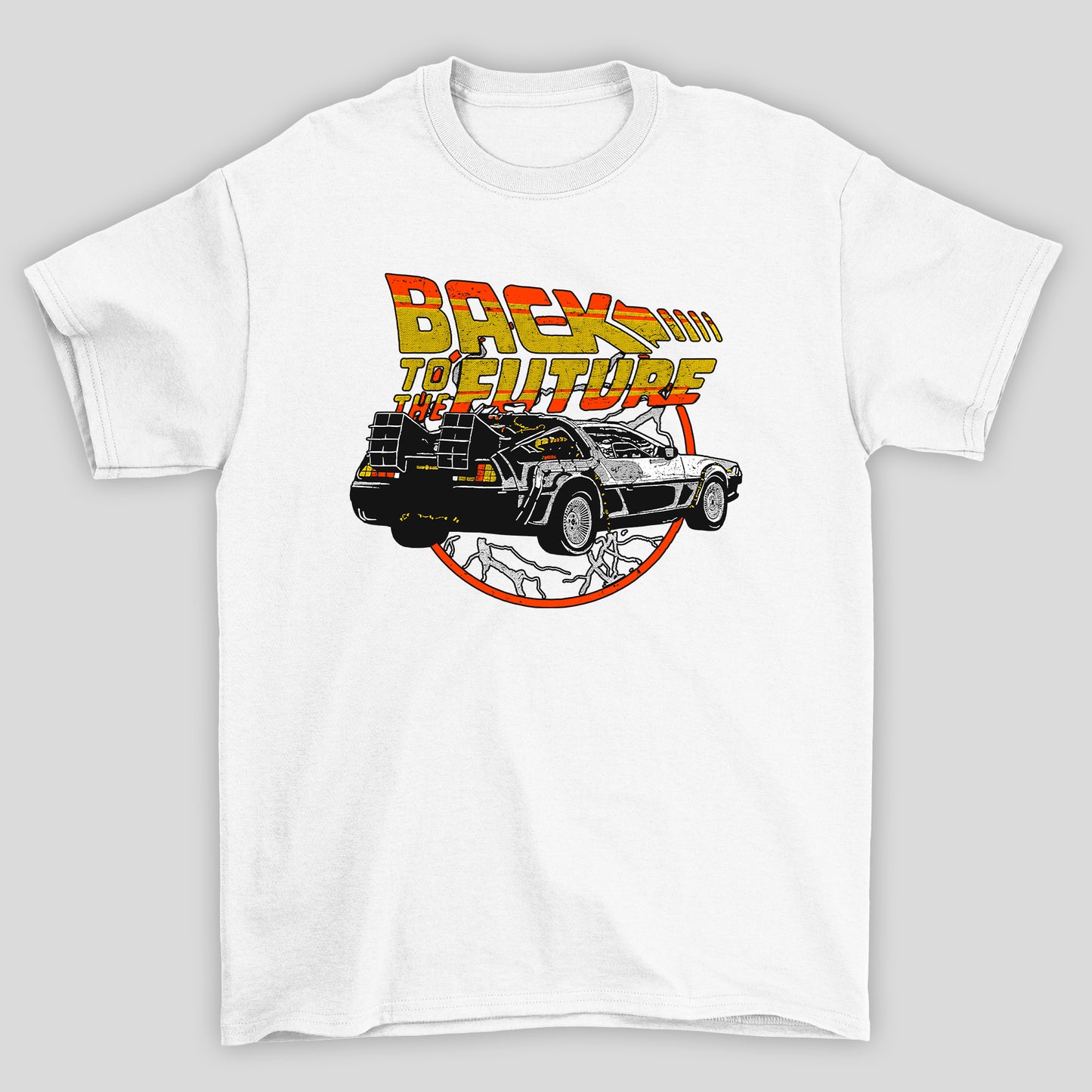 Camiseta Básica Unissex Delorean Traseira Back To Future