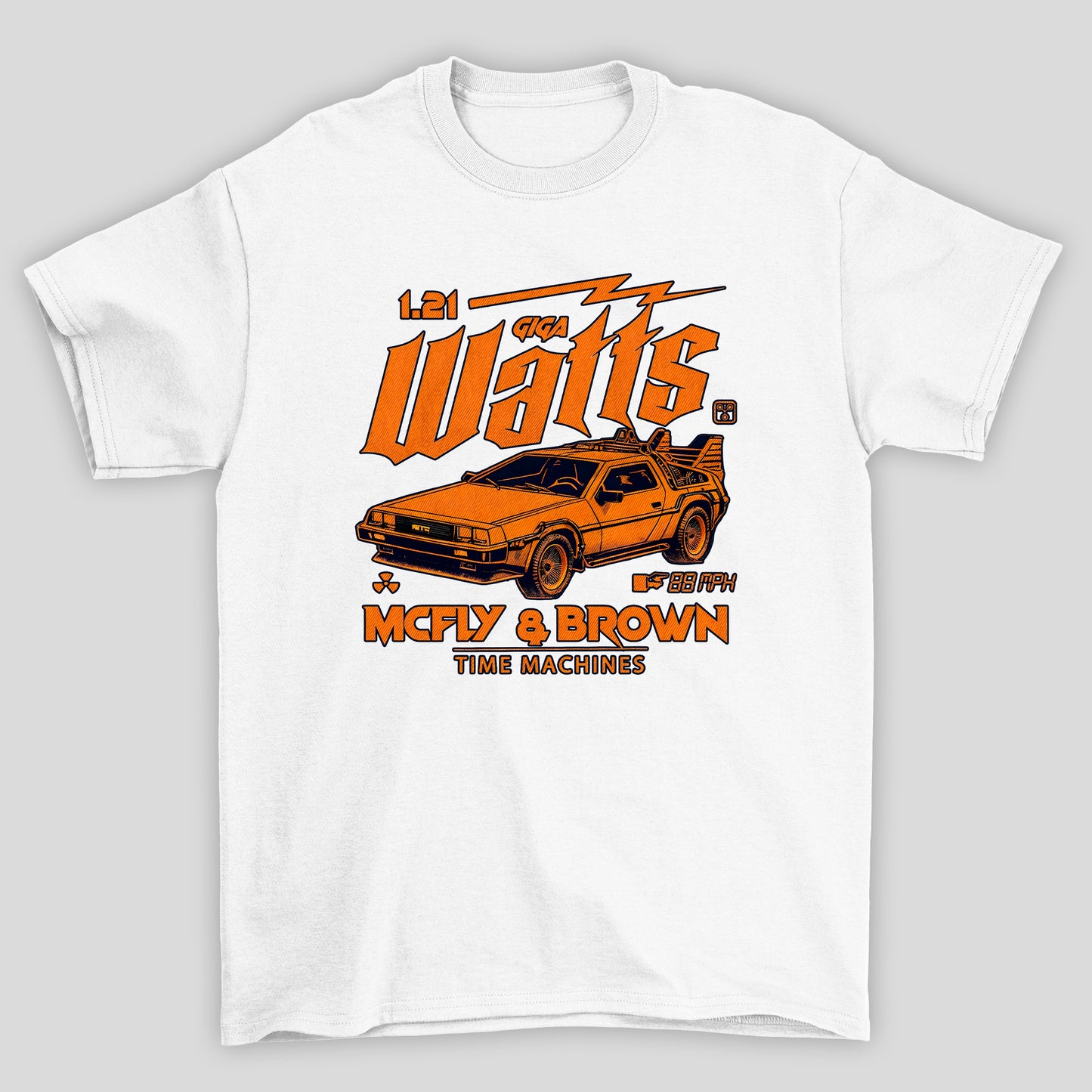 Camiseta Básica Unissex 1.21 Giga Watts Back To Future