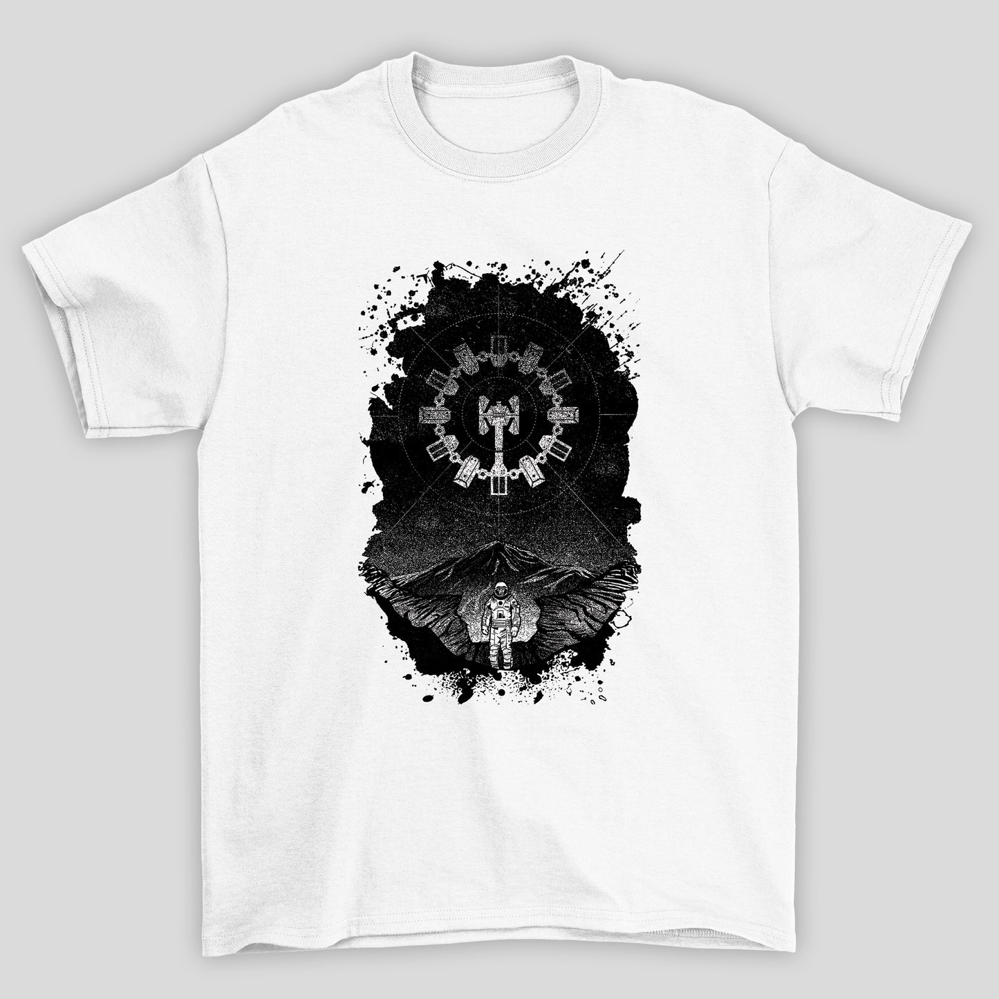 Camiseta Básica Unissex Art Estação Interestelar