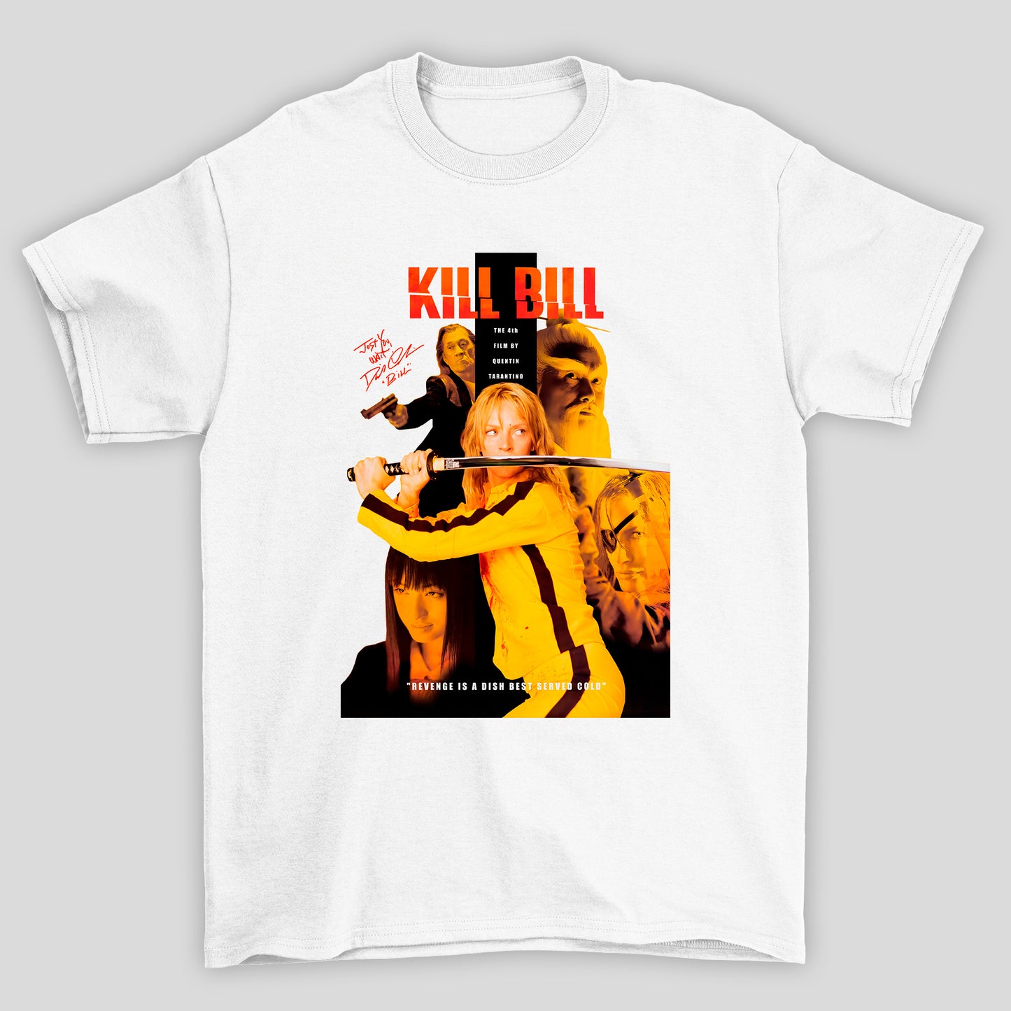 Camiseta Básica Unissex Kill Bill Poster The 4Th