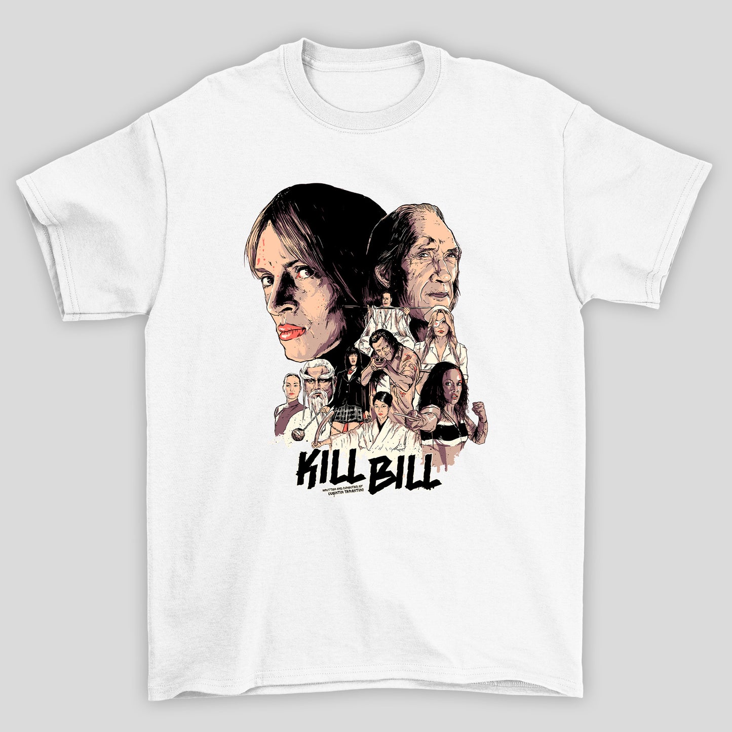 Camiseta Básica Unissex Kill Bill Personagens