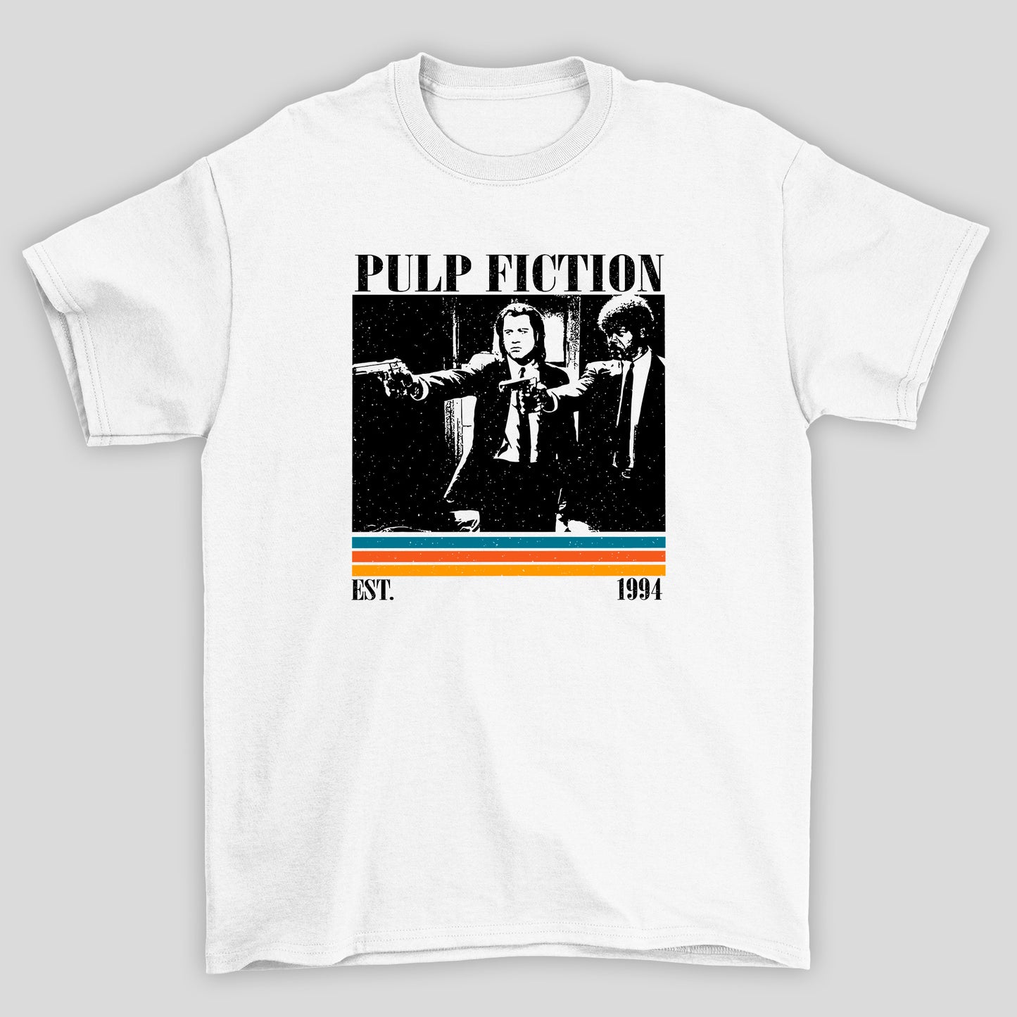 Camiseta Básica Unissex EST 1994 Cena Pulp Fiction