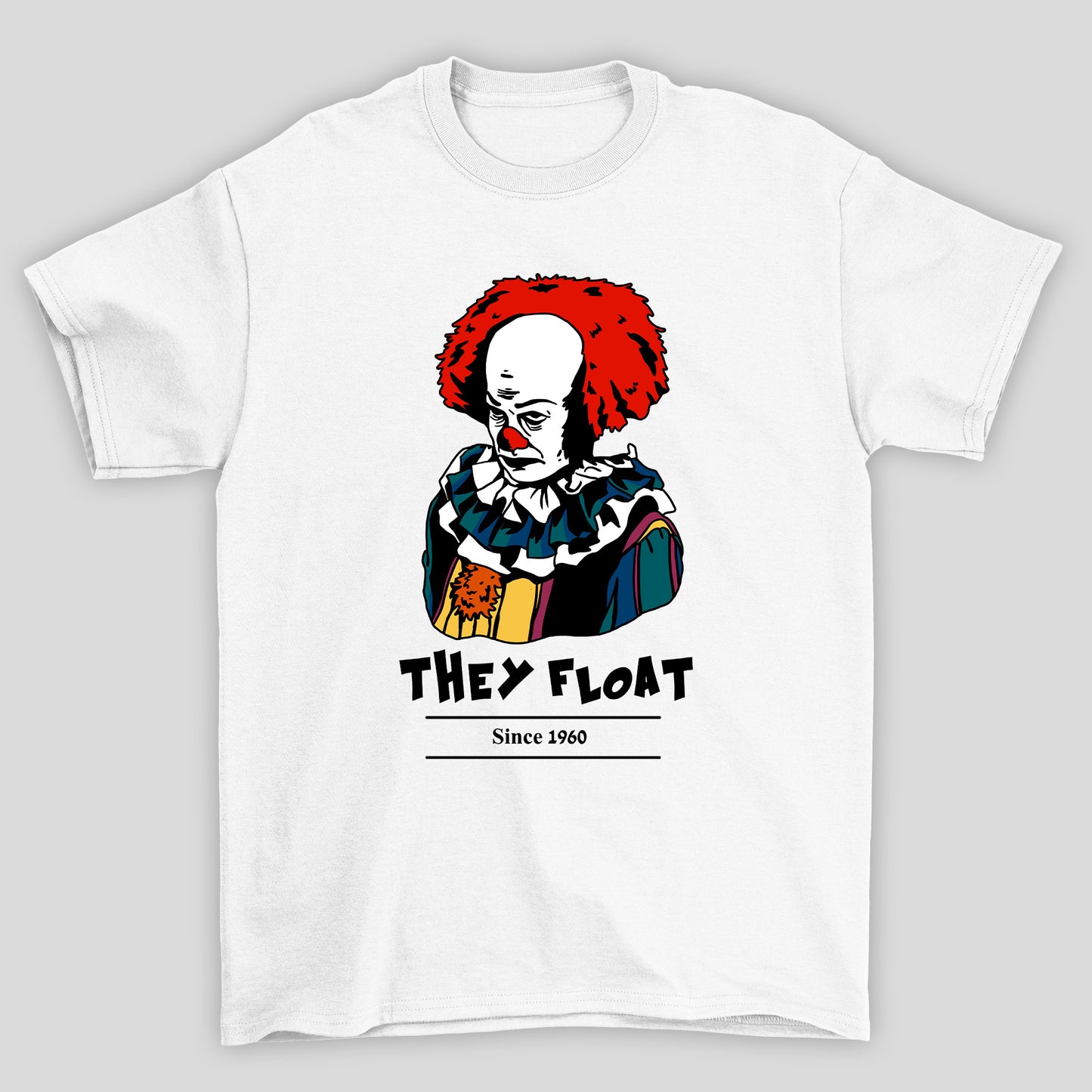 Camiseta Básica Unissex They Float Old IT A Coisa