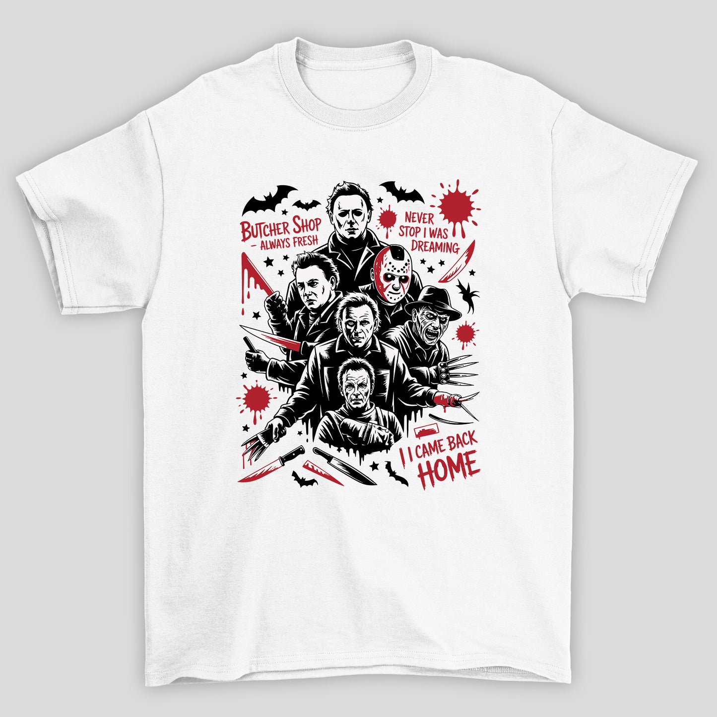 Camiseta Básica Unissex Butcher Shop Sexta Feira 13