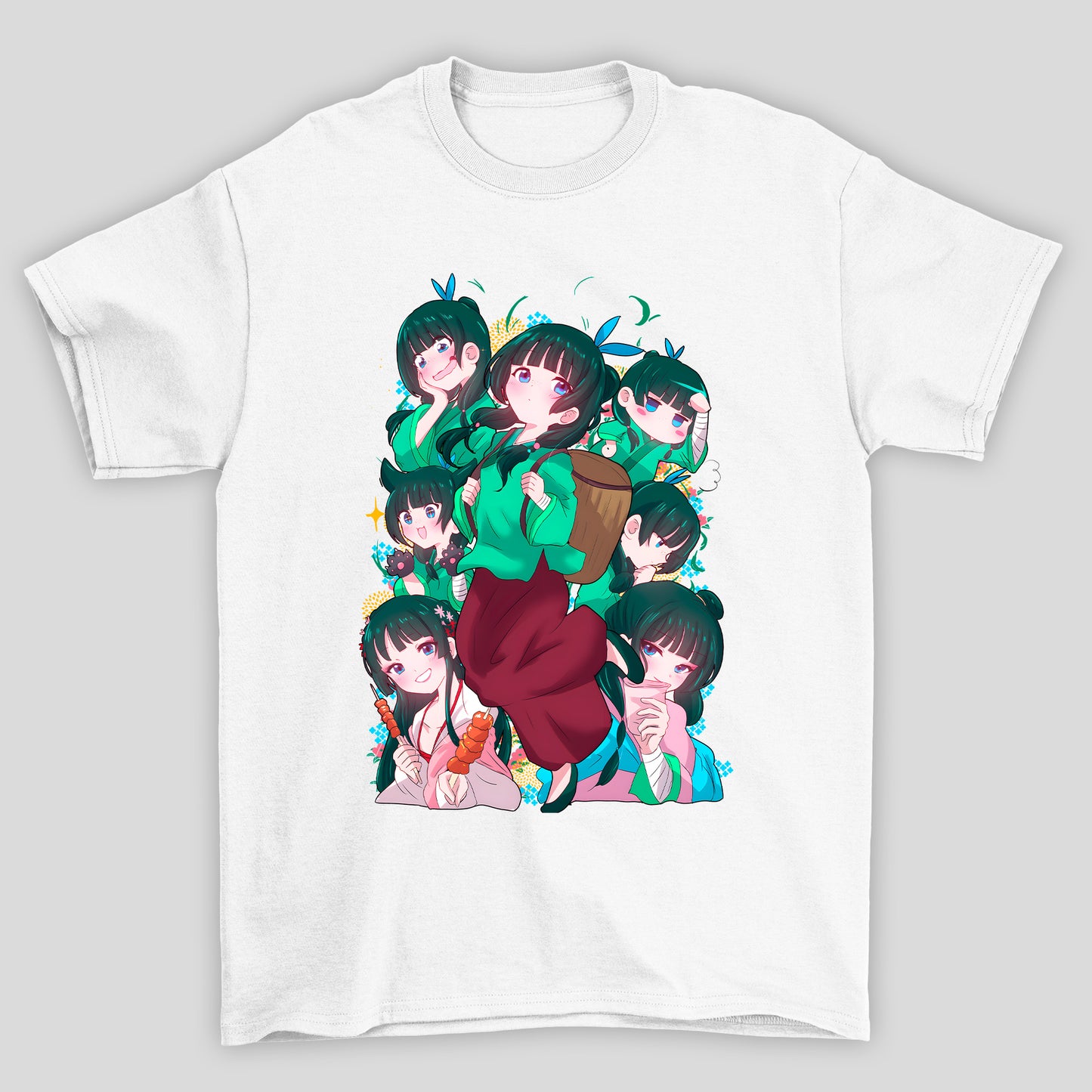 Camiseta Básica Unissex The Apothecary Diaries Maomao Collab