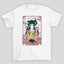 Camiseta Básica Unissex The Apothecary Diaries Maomao Kanji Flores