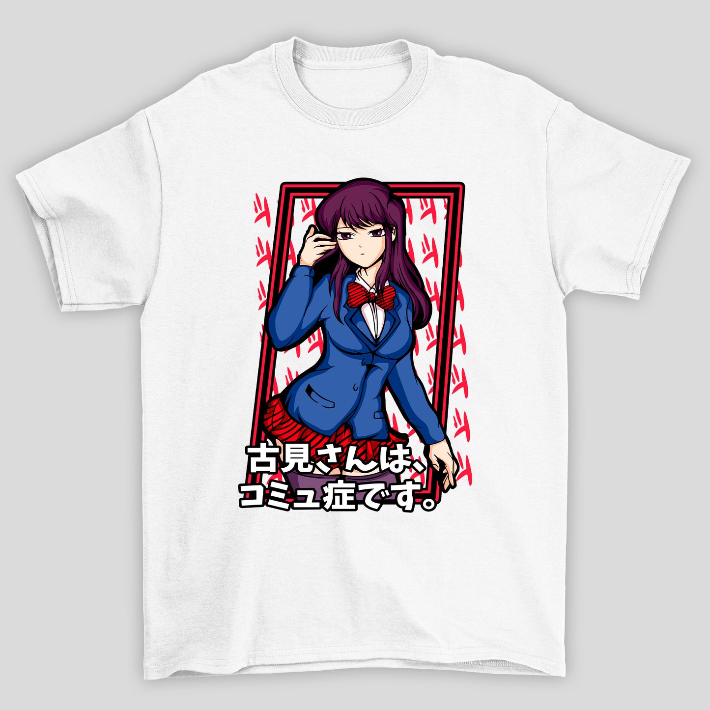 Camiseta Básica Unissex Komi Kanji Komi Cants Communicate
