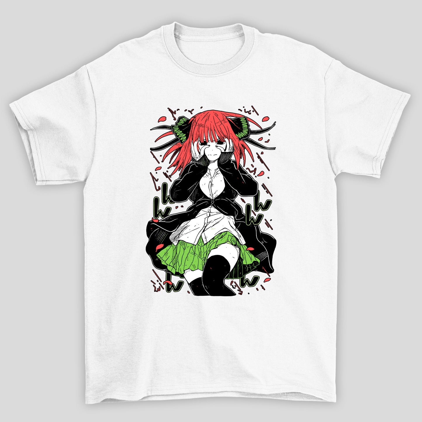 Camiseta Básica Unissex The Quintessential Quintuplets Nino Uniforme