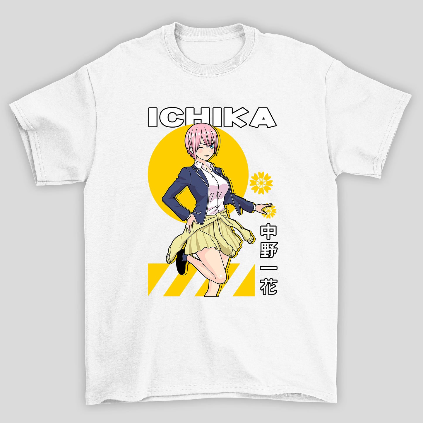 Camiseta Básica Unissex Ichika Uniforme The Quintessential Quintuplets