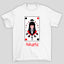 Camiseta Básica Unissex Yumeko Jabani Carta Rainha Kakegurui