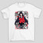 Camiseta Básica Unissex Yumeko Jabami Mascaras Kanji Kakegurui