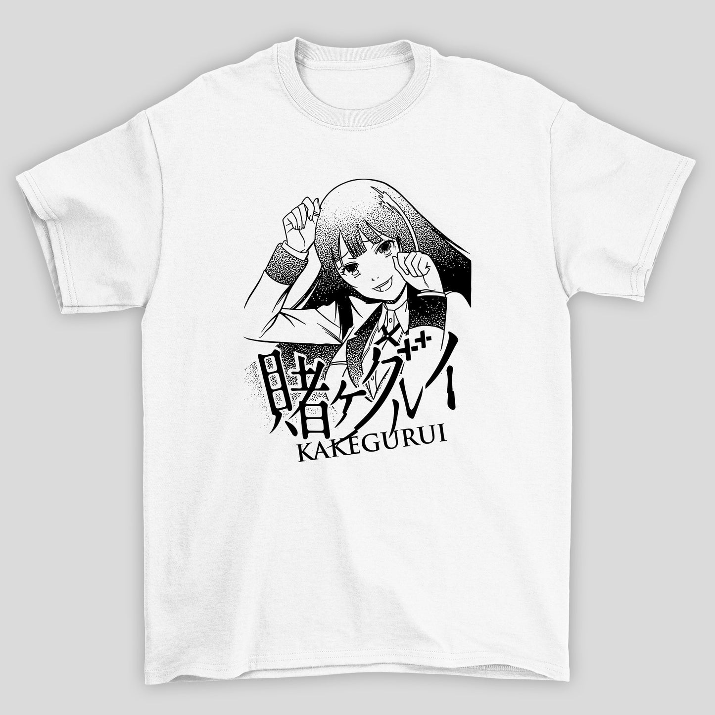 Camiseta Básica Unissex Yumeko Jabami Neko Kakegurui