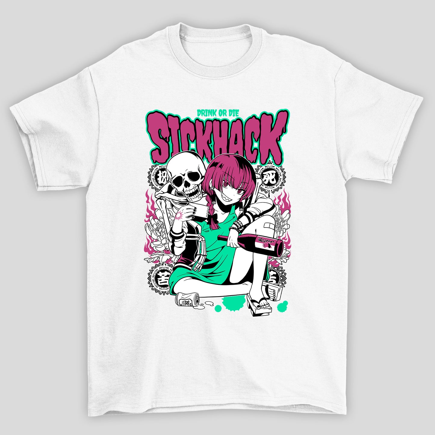 Camiseta Básica Unissex Stickhack Hiroi Kikuri Bocchi The Rock