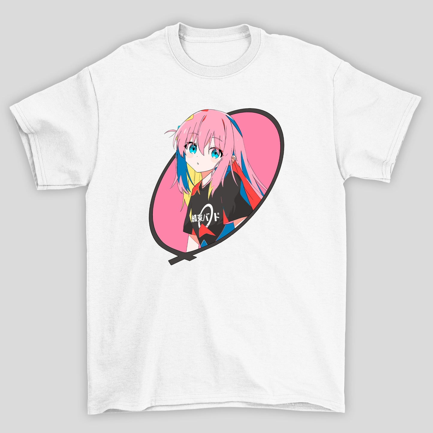 Camiseta Básica Unissex Gotou Hitori Kessoku Bocchi The Rock