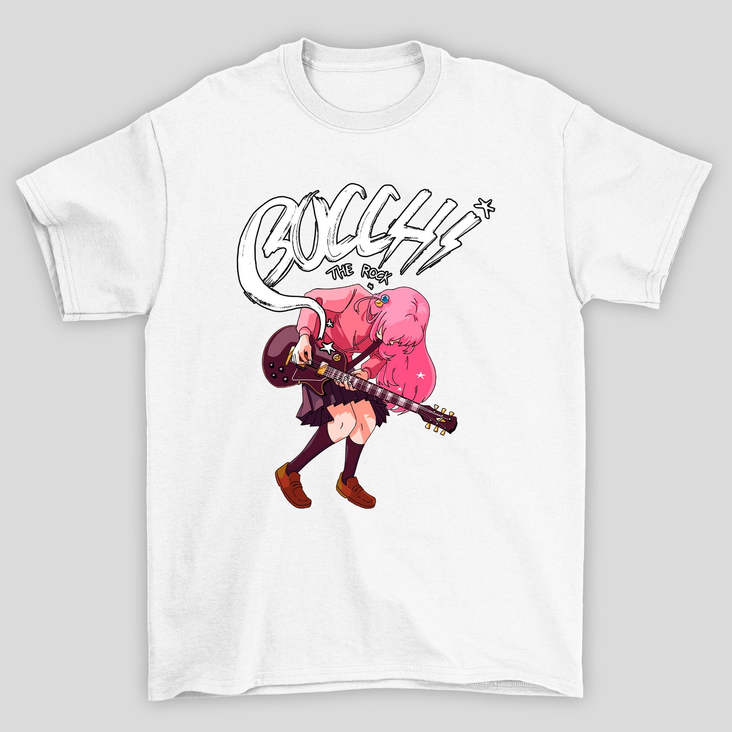 Camiseta Básica Unissex Gotou Scott Pilgrim Bocchi The Rock