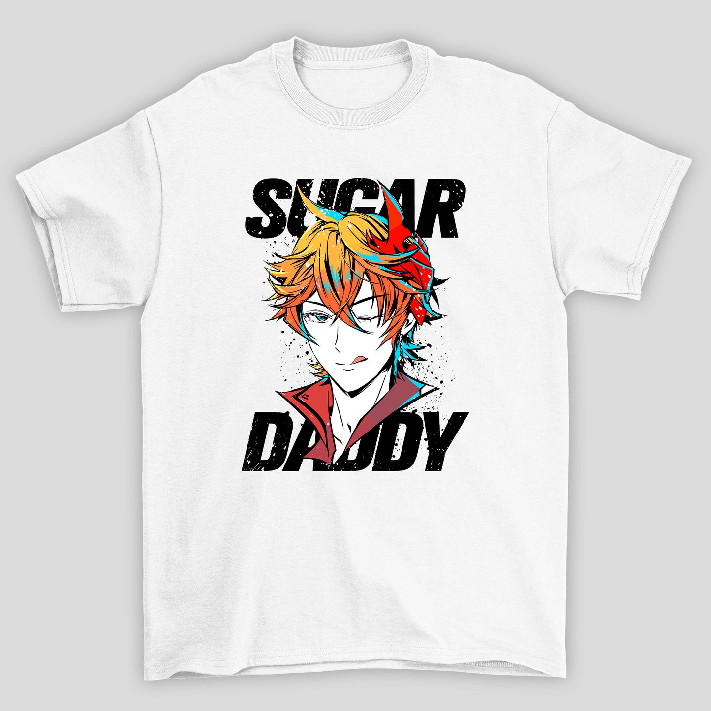 Camiseta Básica Unissex Tartaglia Sugar Daddy Genshin