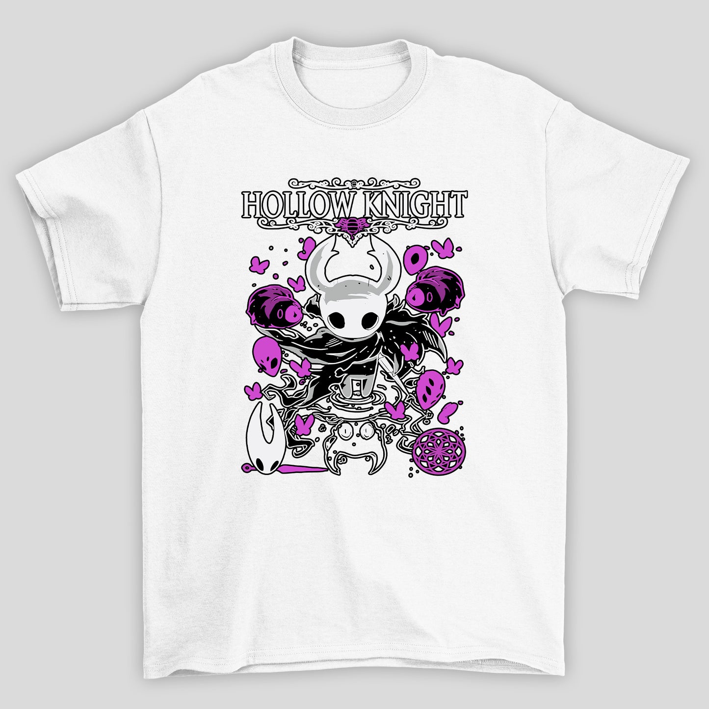 Camiseta Básica Unissex Hollow Knight Reflexo