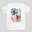 Camiseta Básica Unissex Hollow Knight Silksong Hornet Lutando