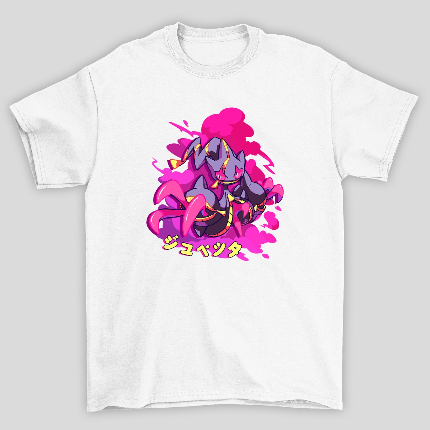 Camiseta Básica Unissex Mega Banette Kanji Pokemon Halloween