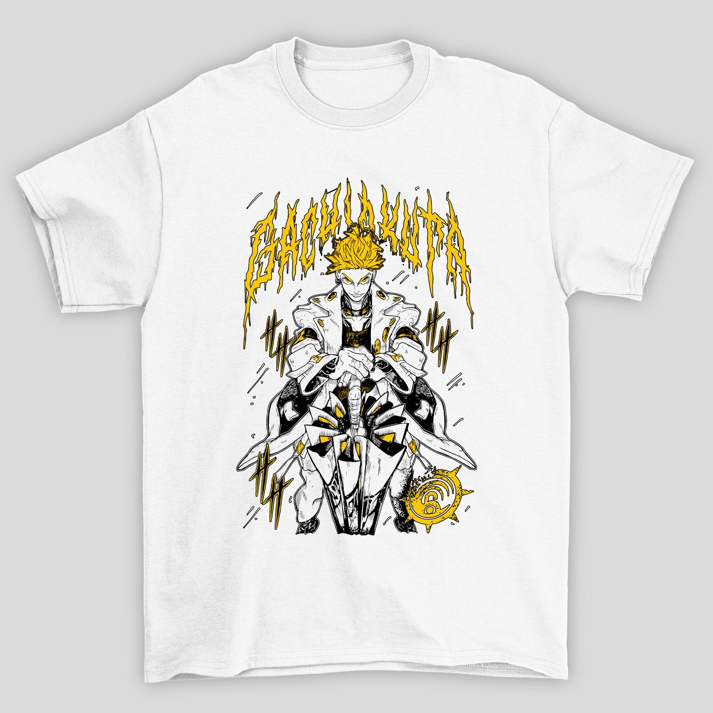 Camiseta Básica Unissex Njin Kanji Gachiakuta