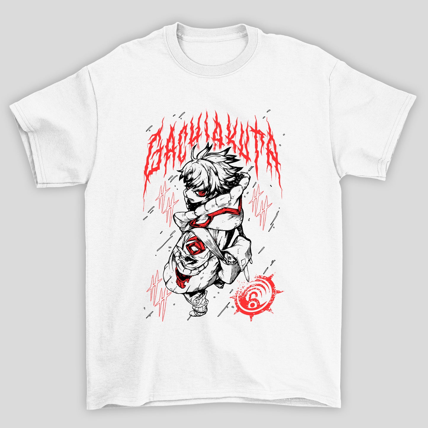 Camiseta Básica Unissex Rudo Kanji Gachiakuta