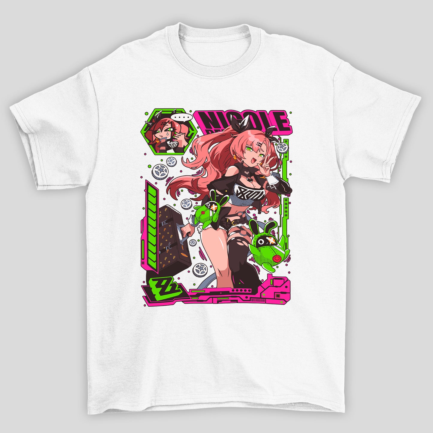 Camiseta Básica Unissex Zenless Zone Zero Nicole Demara