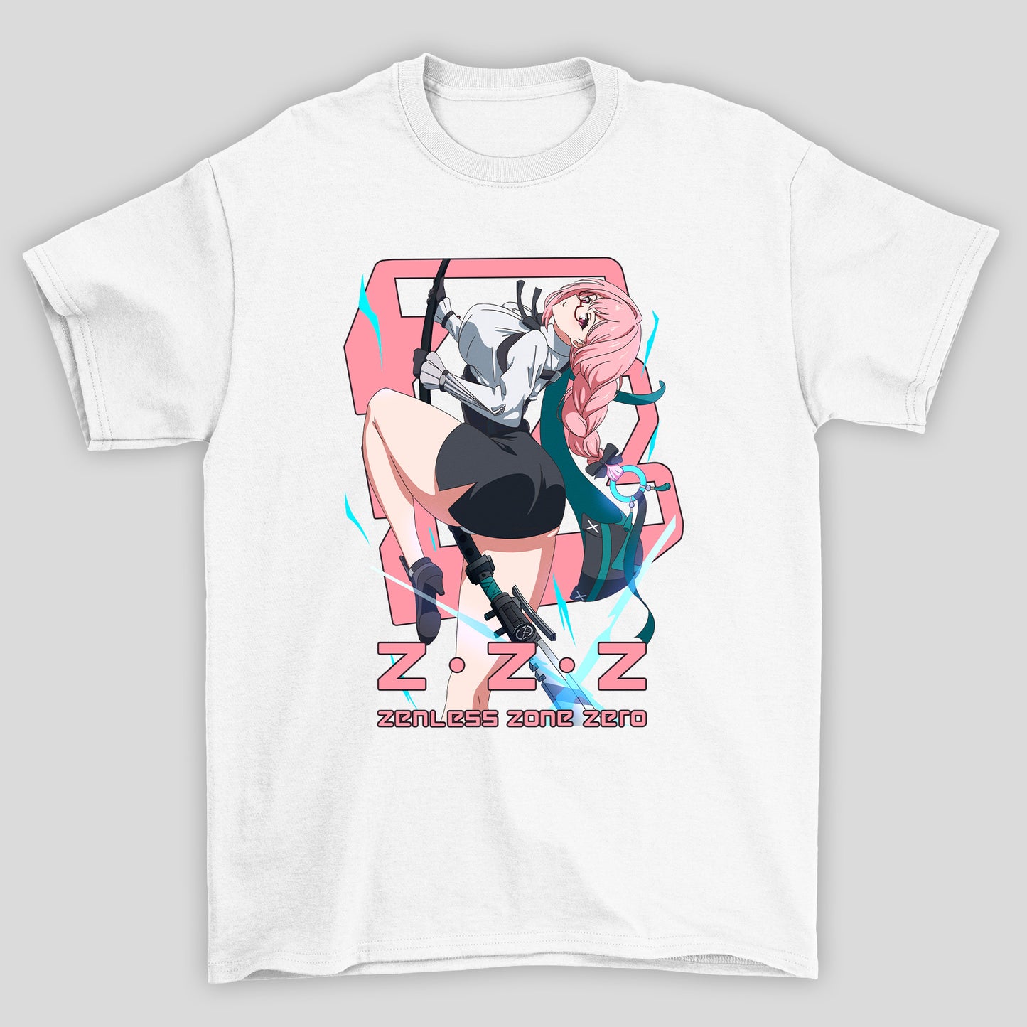 Camiseta Básica Unissex Zenless Zone Zero Tsukishiro Yanagi