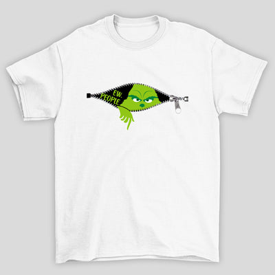 Camiseta Básica Unissex O Grinch Zíper