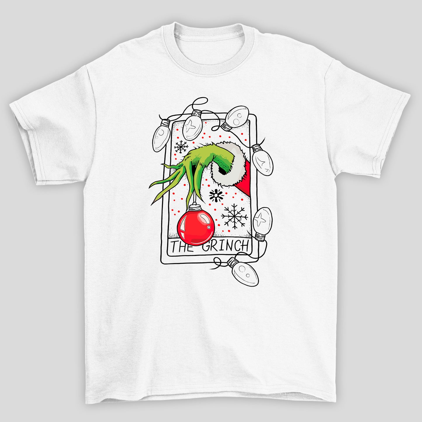 Camiseta Básica Unissex O Grinch Xtmas Ball