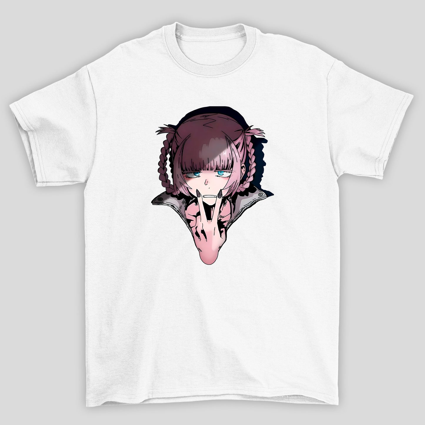 Camiseta Básica Unissex Yofukashi No Uta Nazuna Nanakusa Rosto V