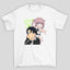 Camiseta Básica Unissex Yofukashi No Uta Nazuna Ko Yamori Kanji