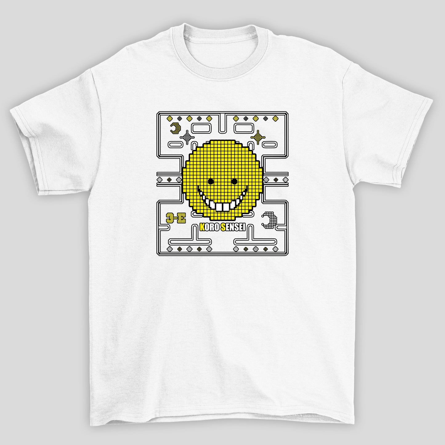 Camiseta Básica Unissex Koro Sensei Pacman