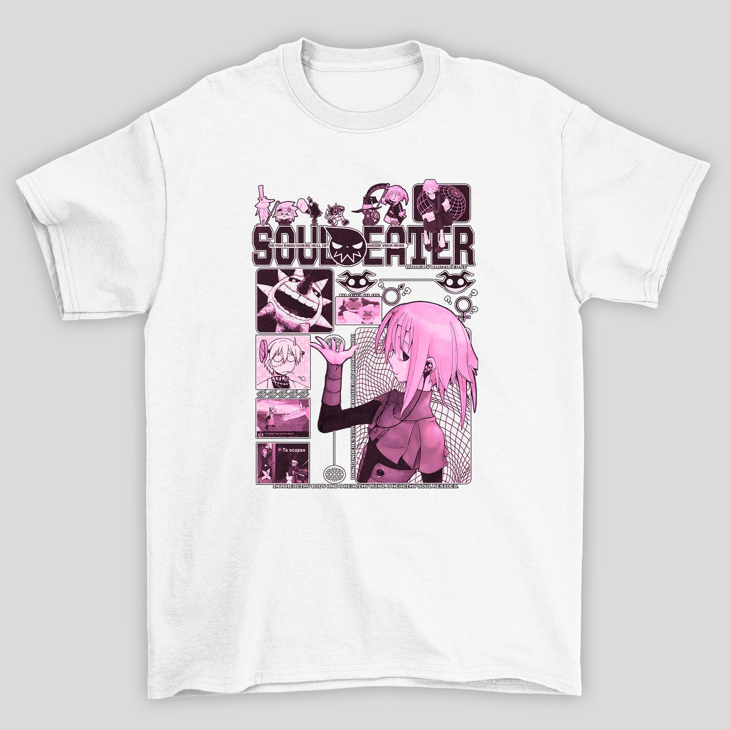 Camiseta Básica Unissex Soul Eater Crona Poster