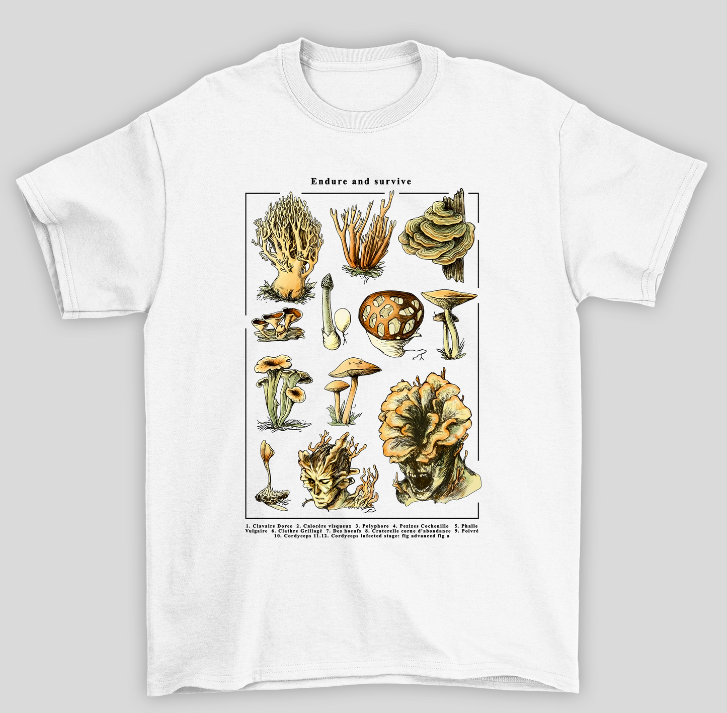 Camiseta Básica Unissex The Last Of Us Cordyceps