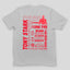Camiseta Básica Unissex Homem de Ferro Stark Manhattan