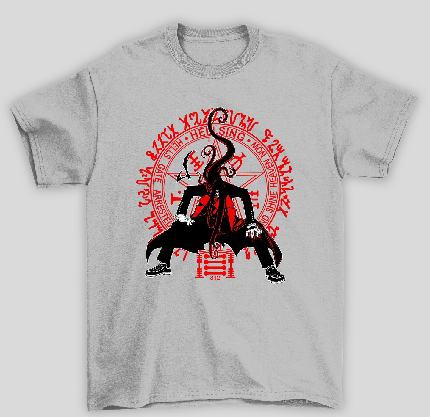 Camiseta Básica Unissex Anime Hellsing Ultimate Terror