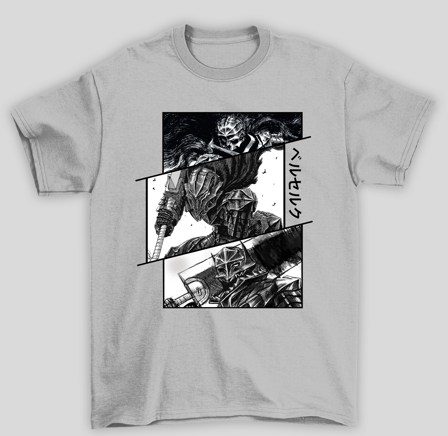 Camiseta Básica Unissex Berserk Anime