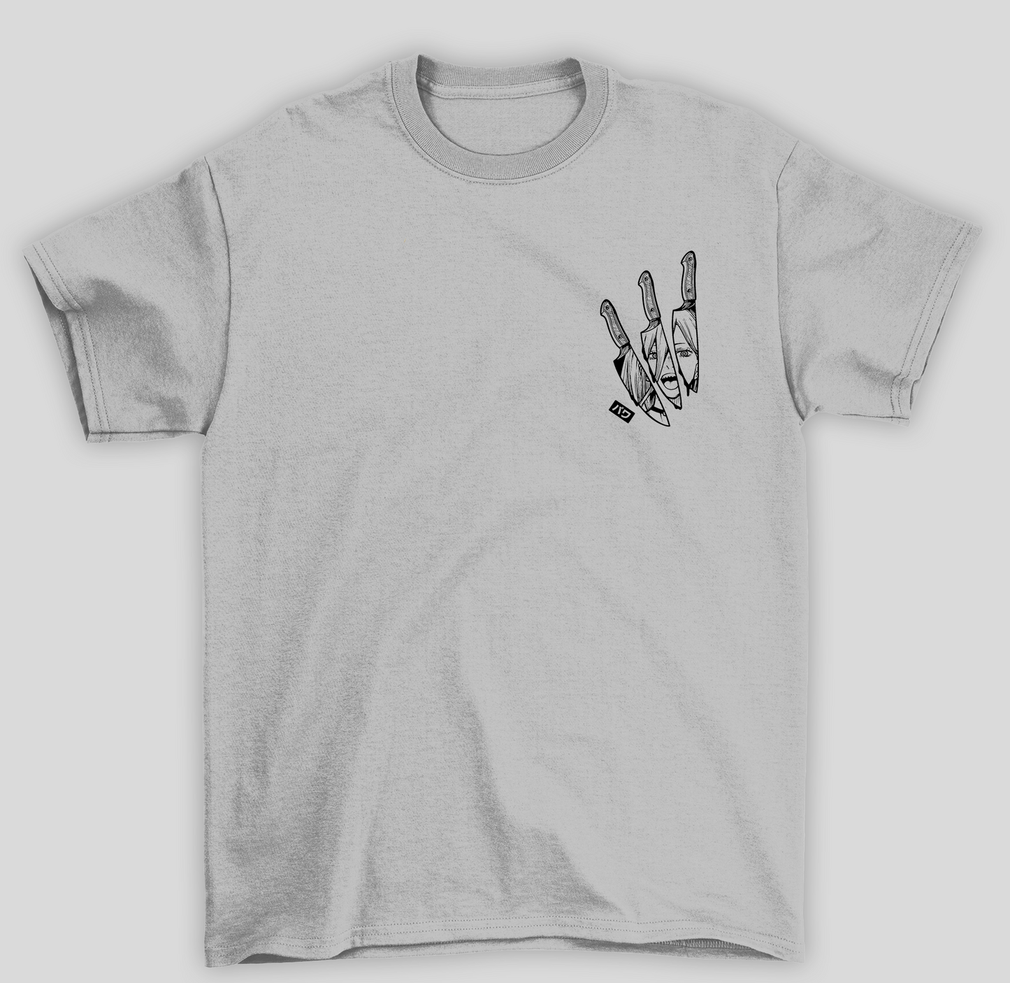 Camiseta Básica Unissex Chainsaw Man Faca Power