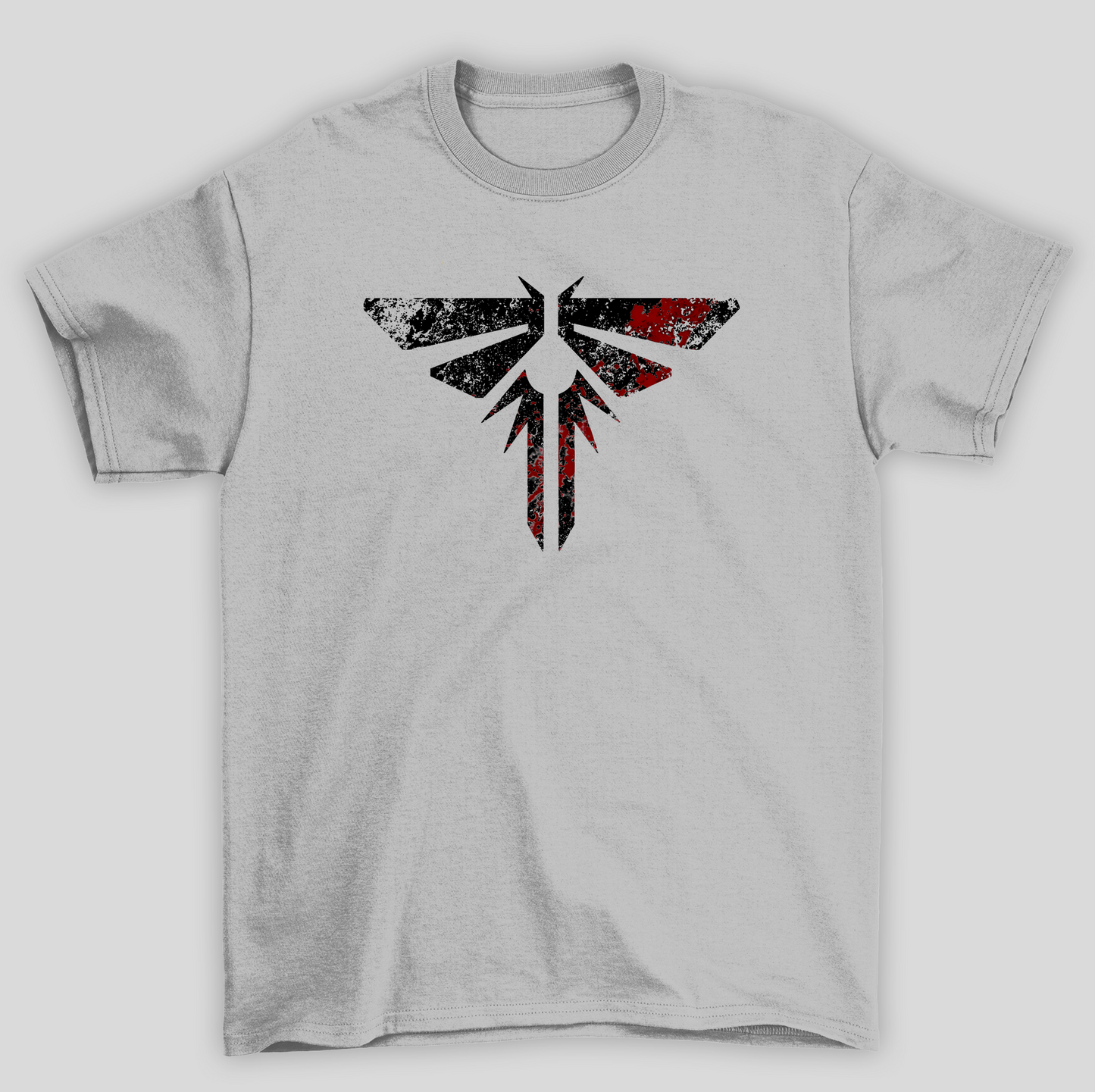 Camiseta Básica Unissex The Last Of Us Simbolo Vagalumes Sangue