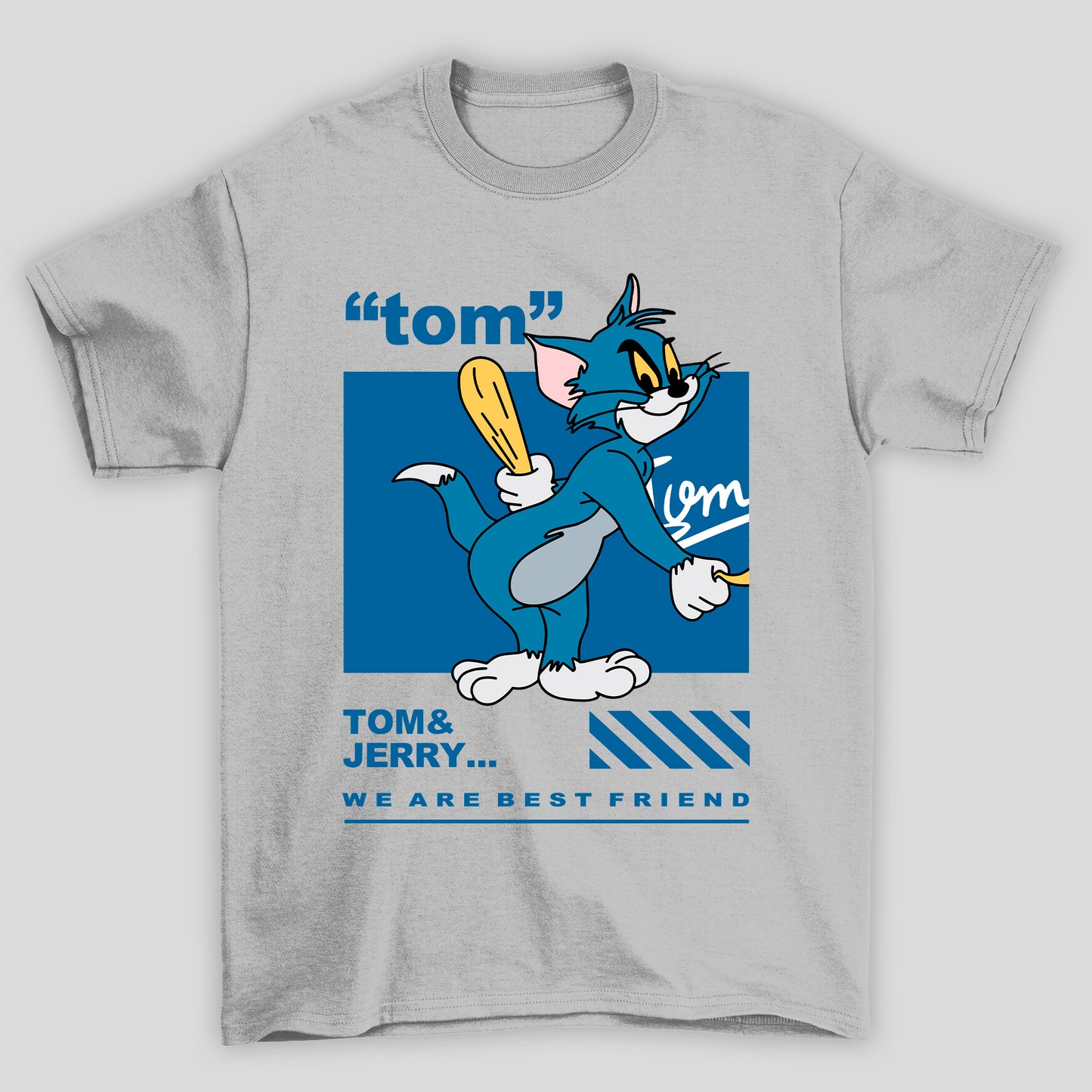 Camiseta Básica Unissex Tom Tom e Jerry