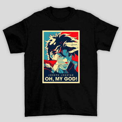 Camiseta Básica Unissex Jojo Bizarre Adventure Vintage Joe
