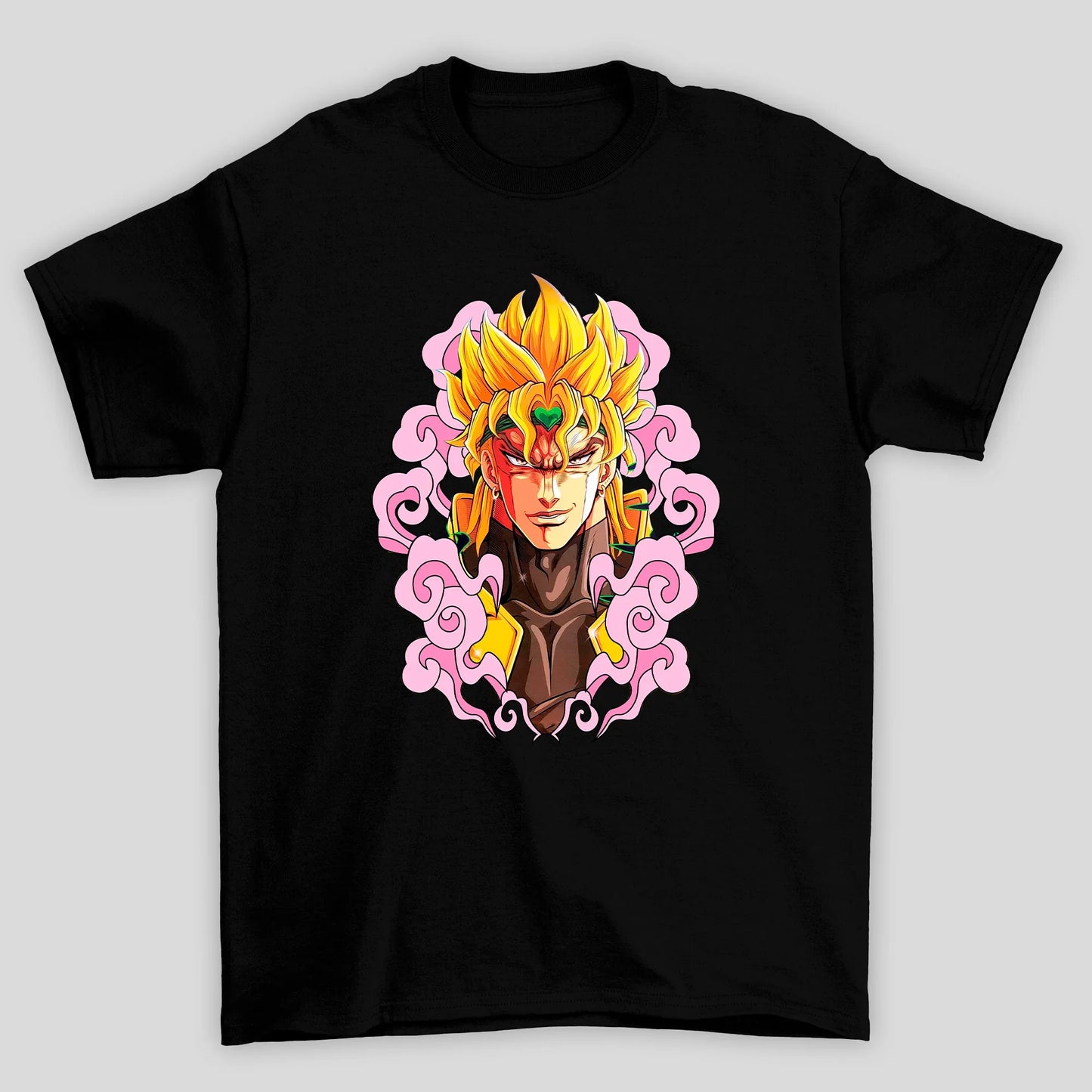Camiseta Básica Unissex Jojo Bizarre Aventura Anime Dio Brando