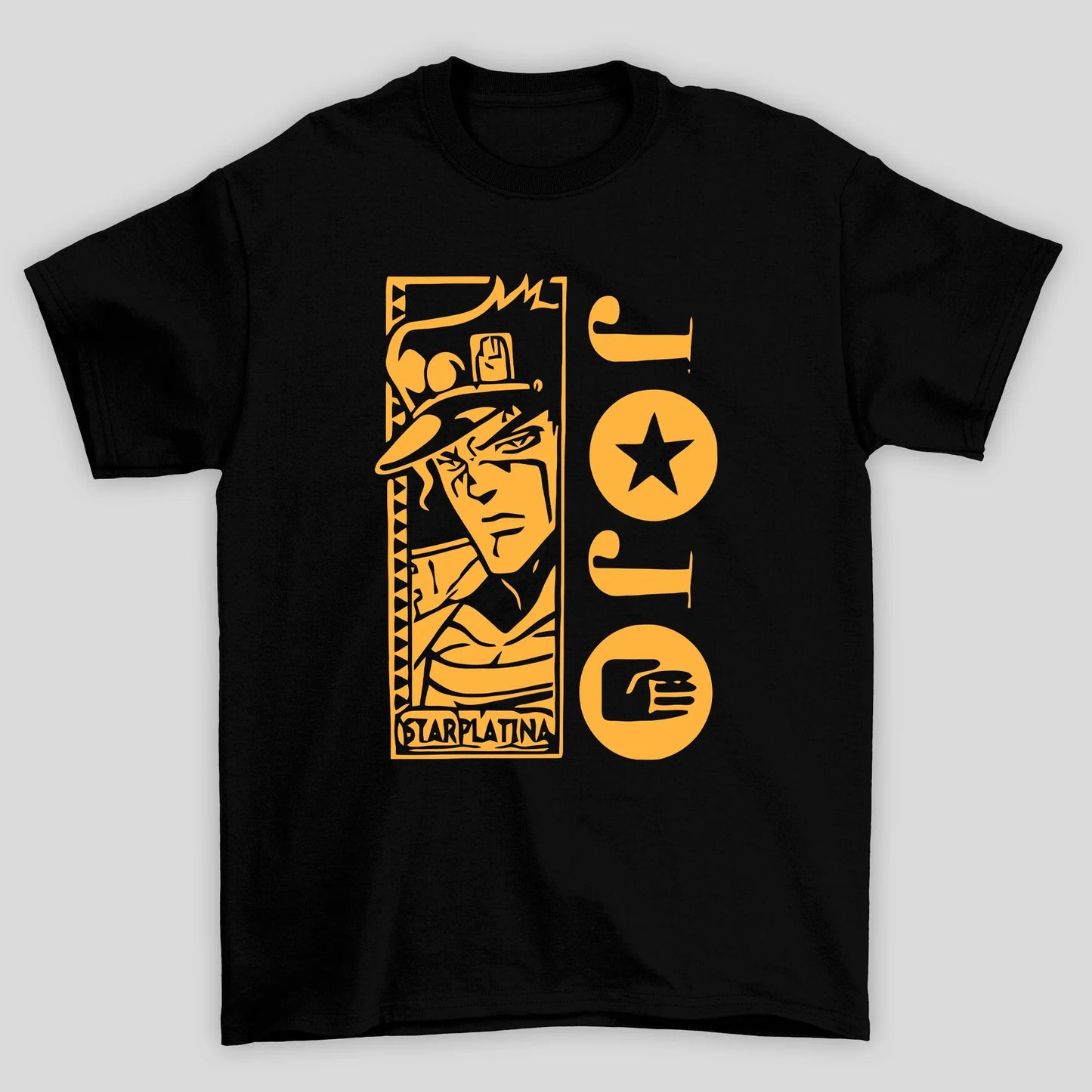 Camiseta Básica Unissex JoJo's Bizarre Adventure Starplatina