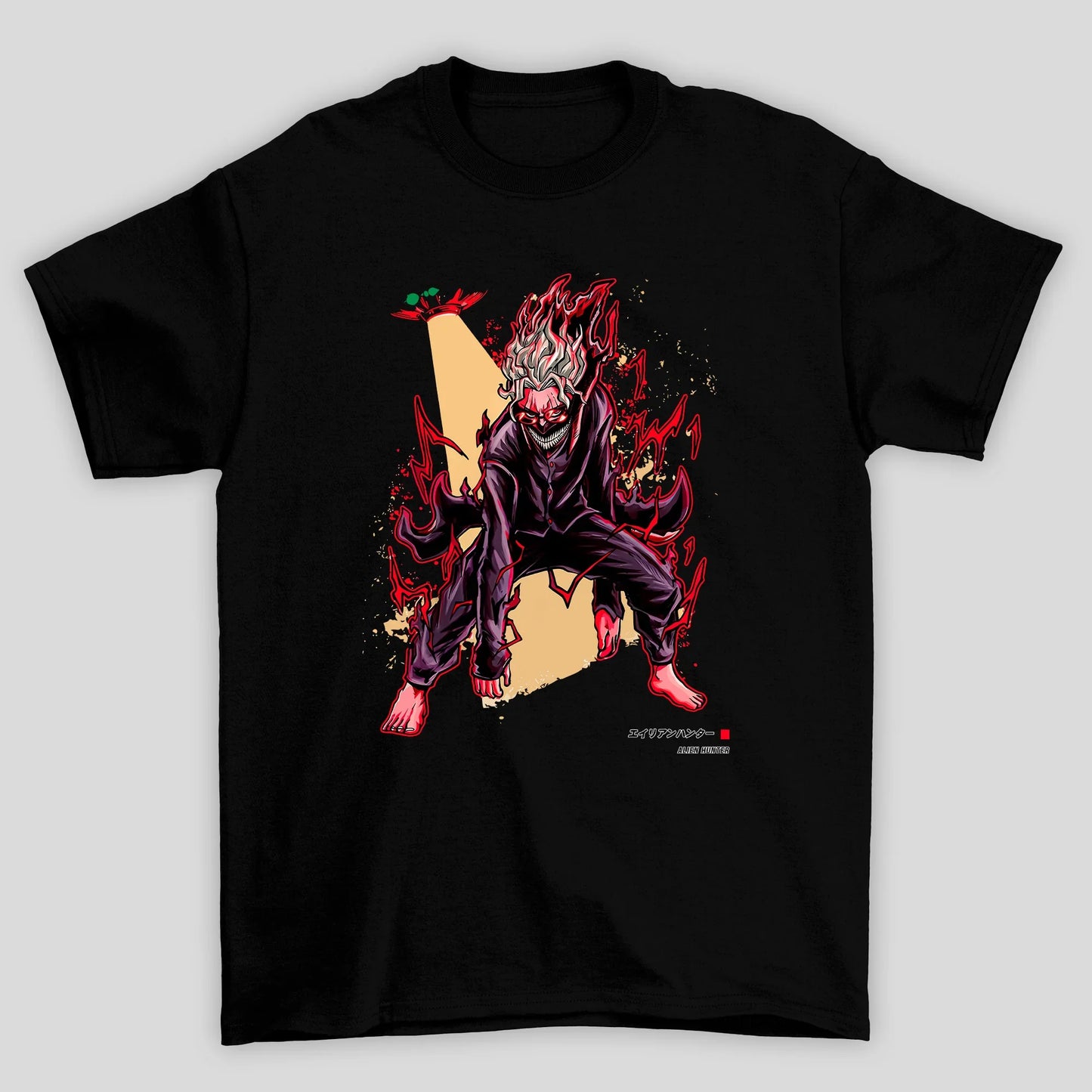 Camiseta Básica Unissex Dandadan Alien Hunter