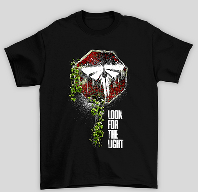 Camiseta Básica Unissex The Last Of Us Look For The Light