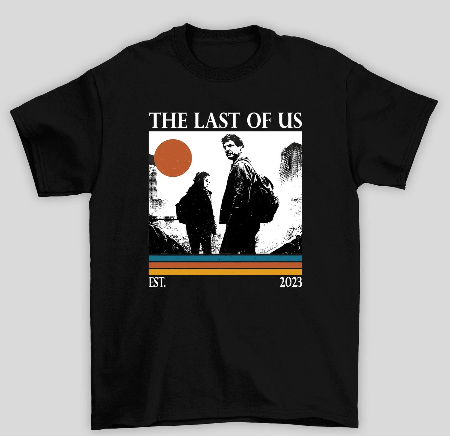 Camiseta Básica Unissex The Last Of Us Vintage