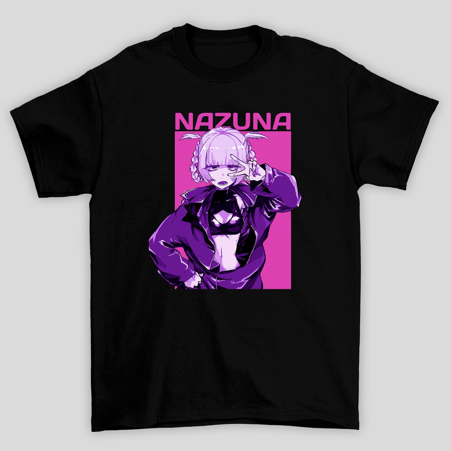 Camiseta Básica Unissex Yofukashi No Uta Nazuna Nanakusa Pokerface