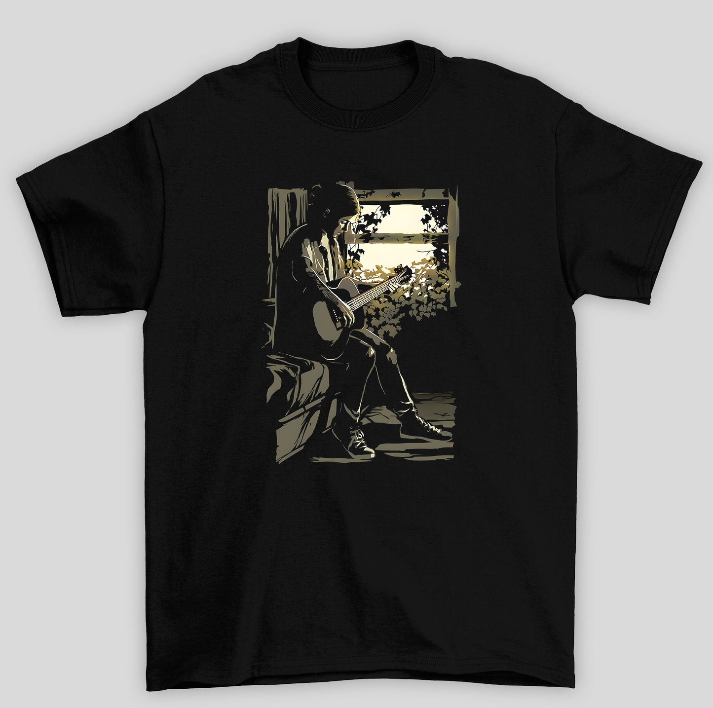 Camiseta Básica Unissex The Last Of Us Ellie Janela