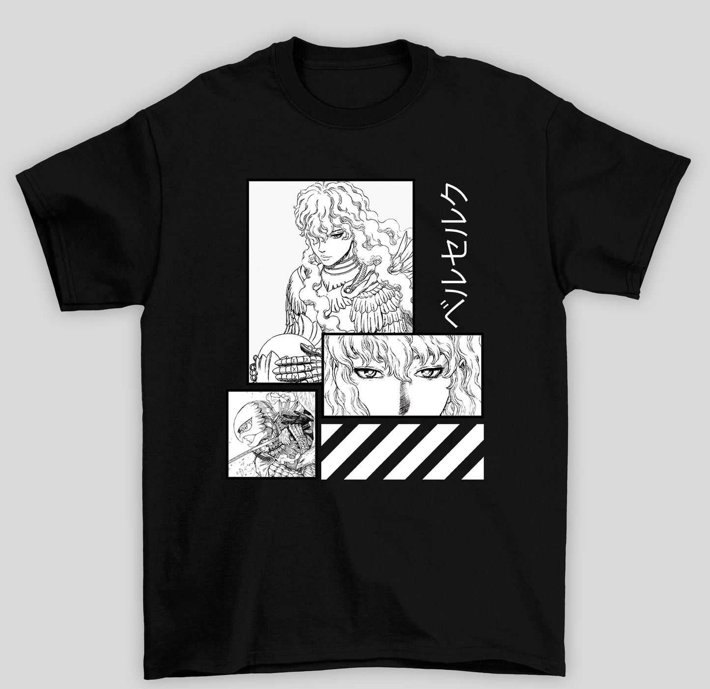 Camiseta Básica Unissex Berserk Anime Mangá Griffth
